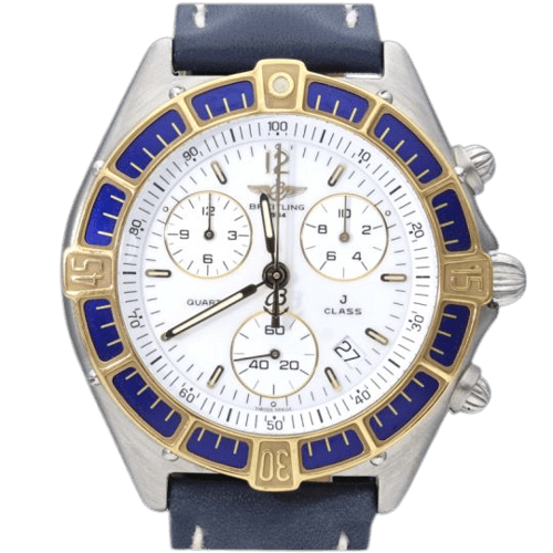 Breitling J Class Chronograph - Montre en or jaune et acier 58 Facettes MT47959