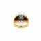 Bague 54 Art déco - Bague saphir et diamants en platine et or jaune 58 Facettes
