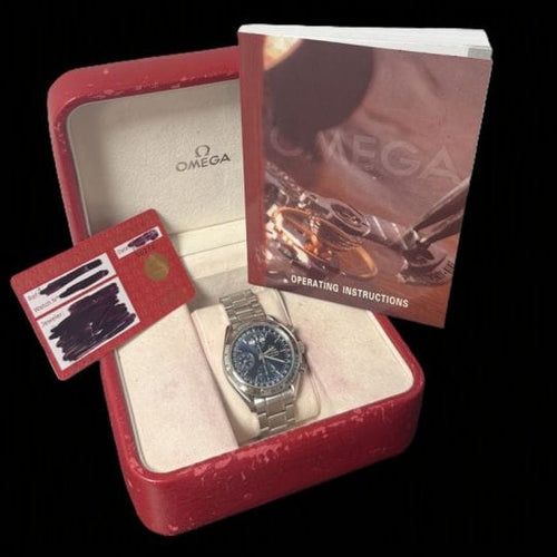Omega Speedmaster - Montre Triple Date Chronograph en acier 58 Facettes MT47884