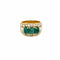 Bague Bulgari - Bague Trombino en or jaune, émeraudes et diamants 58 Facettes