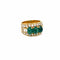 Bague Bulgari - Bague Trombino en or jaune, émeraudes et diamants 58 Facettes