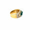 Bague Bulgari - Bague Trombino en or jaune, émeraudes et diamants 58 Facettes