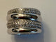 52.5 Pomellato Tubolare - Bague en or blanc et diamants 58 Facettes AZ-PG-A.9913OB3