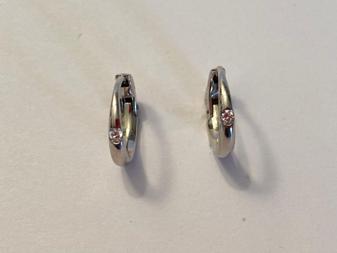 Pomellato Lucciole - Boucles d'oreilles en or blanc et diamants 58 Facettes AZ-PG-O.A002B8H