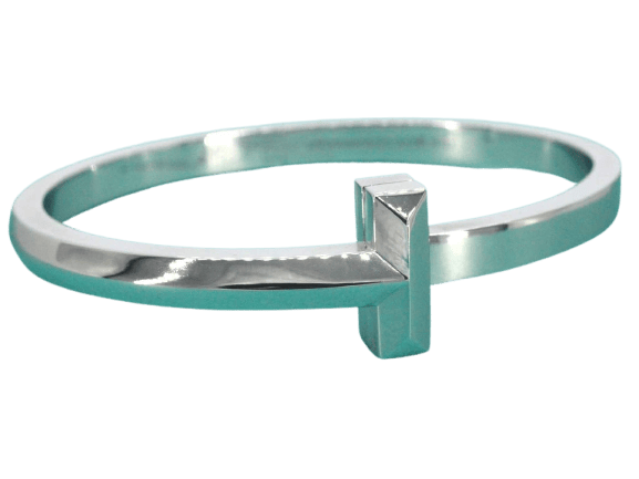 Tiffany & Co Tiffany T - Гривна от бяло злато 58 Facettes 3120