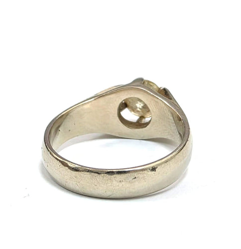 54 Bague en or blanc 18 ct et diamants 58 Facettes 997/26 M