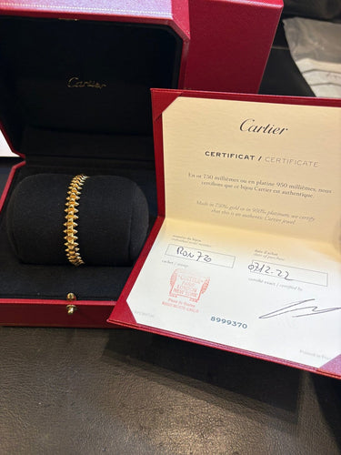 Cartier Clash - Bracelet moyen modèle en or jaune 18 carats 58 Facettes Cartier