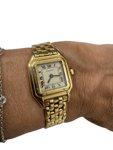 Cartier Panthère - Pieni keltakultainen kello 