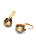 Boucles d'oreilles dormeuses en or 18K, argent et diamants 58 Facettes BO/260266