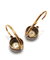 Boucles d'oreilles dormeuses en or 18K, argent et diamants 58 Facettes BO/260266