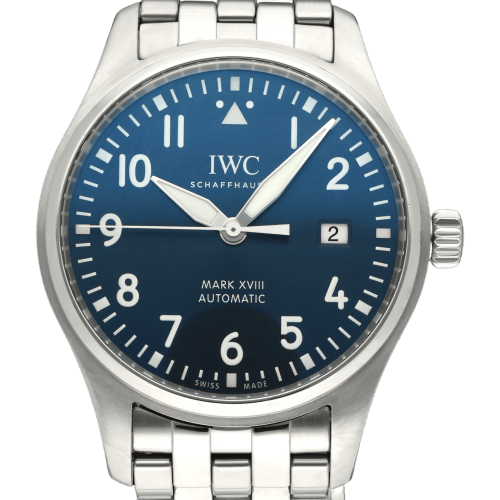 Montre IWC - Montre Pilot Mark XVIII IW327016 en acier 58 Facettes IWC/PLT/012