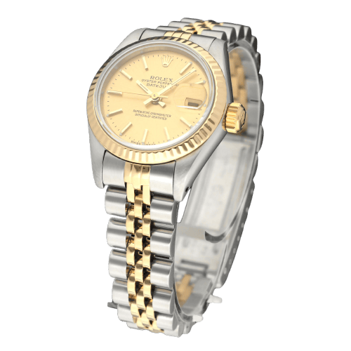 Montre Rolex - Montre Lady-Datejust 69173 en or et acier 58 Facettes ROL/LDJ/732