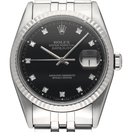 Montre Rolex Datejust - Montre 16234G en acier 58 Facettes ROL/DJ1/1512