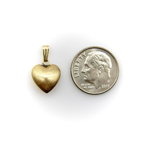 Hanger Vintage bol hart hanger in 14K goud 58 Facettes 11181