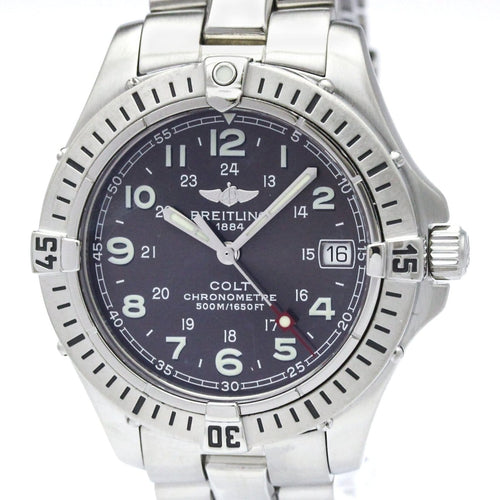 Breitling Colt Uhr - Quarz-Chronographenuhr aus Edelstahl 58 Facettes m1ig8inxwc