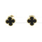 Van Cleef & Arpels-örhängen Sweet Alhambra - Örhängen i gult guld och onyx 58 Facettes gi1skk1xdw