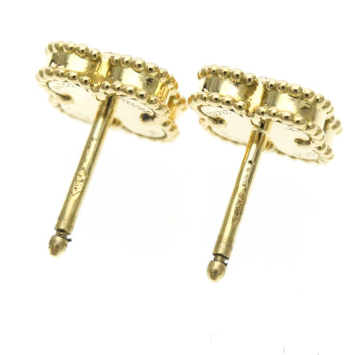 Van Cleef & Arpels-örhängen Sweet Alhambra - Örhängen i gult guld och onyx 58 Facettes gi1skk1xdw