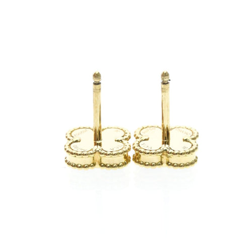 Van Cleef & Arpels-örhängen Sweet Alhambra - Örhängen i gult guld och onyx 58 Facettes gi1skk1xdw