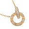 Kaulakoru Cartier Love Interlocking - 18K ruusukultainen kaulakoru ja timantit 58 Facettes lblvx3vjzf