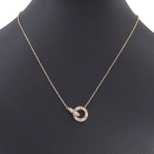 Kaulakoru Cartier Love Interlocking - 18K ruusukultainen kaulakoru ja timantit 58 Facettes lblvx3vjzf
