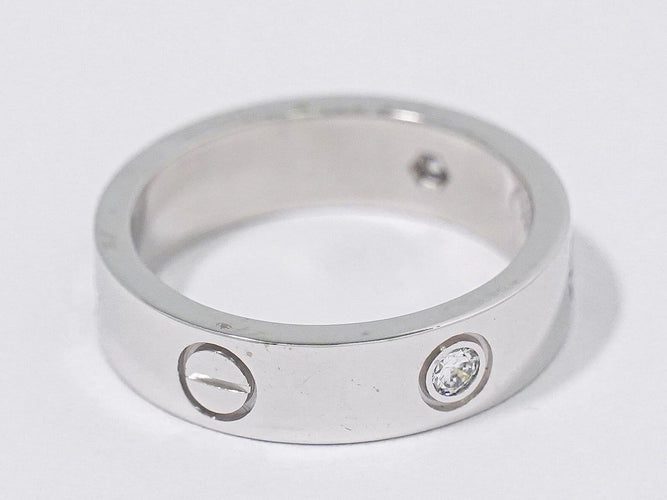 Bague 58 Cartier Love - Alliance en or blanc 18K et diamant 58 Facettes s6f9q0m761