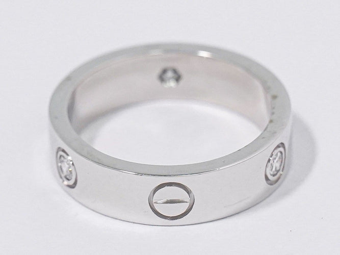 Bague 58 Cartier Love - Alliance en or blanc 18K et diamant 58 Facettes s6f9q0m761
