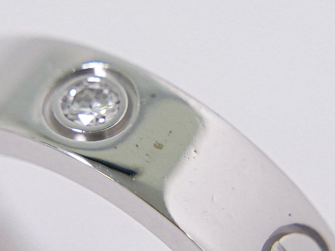 Bague 58 Cartier Love - Alliance en or blanc 18K et diamant 58 Facettes s6f9q0m761