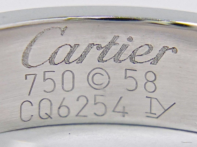 Bague 58 Cartier Love - Alliance en or blanc 18K et diamant 58 Facettes s6f9q0m761