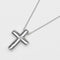Ciondolo Tiffany & Co. - Ciondolo a croce in platino e diamanti 58 Facettes vcem0tfn0n