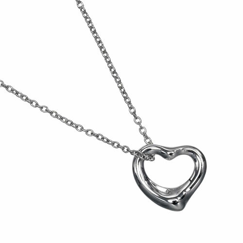Висулка Tiffany & Co. Elsa Peretti - Висулка Open Heart от Платина 58 Facettes oul10rjksi