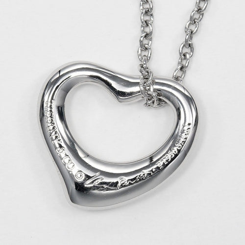 Висулка Tiffany & Co. Elsa Peretti - Висулка Open Heart от Платина 58 Facettes oul10rjksi