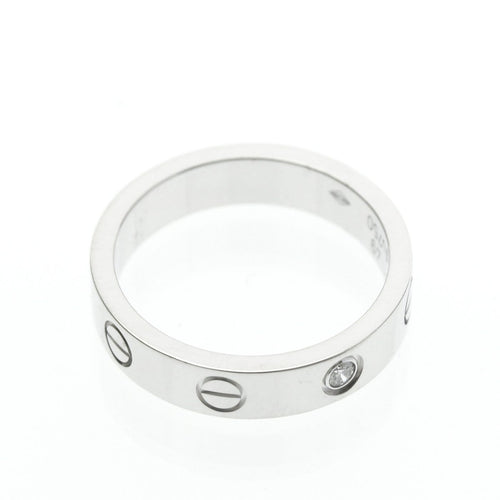 Ring 49 Cartier Love - Ehering aus 18K Weißgold und Diamant 58 Facettes uy09pyo4l2