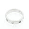 Ring 49 Cartier Love - Ehering aus 18K Weißgold und Diamant 58 Facettes uy09pyo4l2