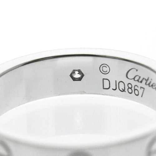 Ring 49 Cartier Love - Ehering aus 18K Weißgold und Diamant 58 Facettes uy09pyo4l2