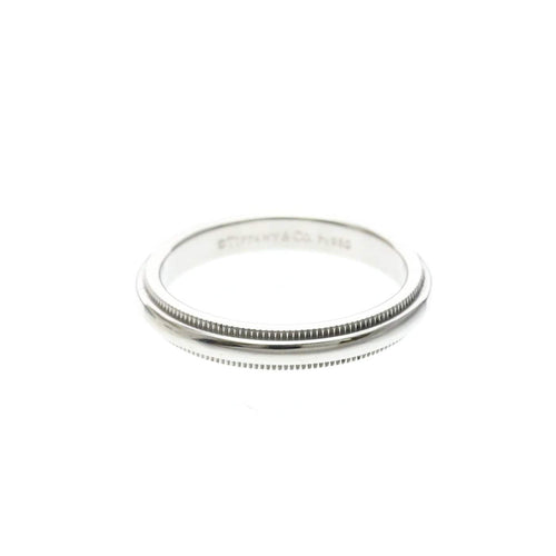 Inel 52 Tiffany & Co. Classic Milgrain - Inel din Platină 58 Facettes m8vvor136d