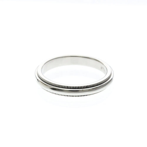 Inel 52 Tiffany & Co. Classic Milgrain - Inel din Platină 58 Facettes m8vvor136d