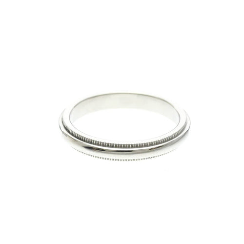 Inel 52 Tiffany & Co. Classic Milgrain - Inel din Platină 58 Facettes m8vvor136d