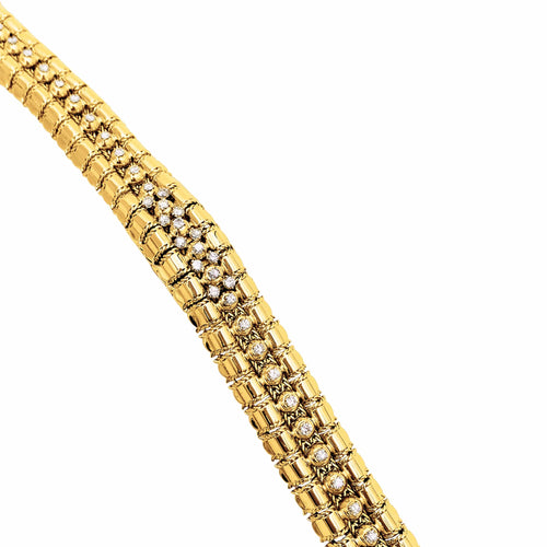 Uhr Lacloche - Geheimes Armbanduhrenmodell aus Gelbgold und Diamanten 58 Facettes 35877