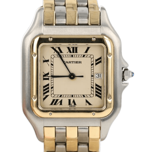 Cartier Panthère - Montre en or jaune et acier