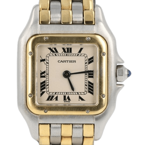 Cartier Panthère - Montre en or jaune et acier