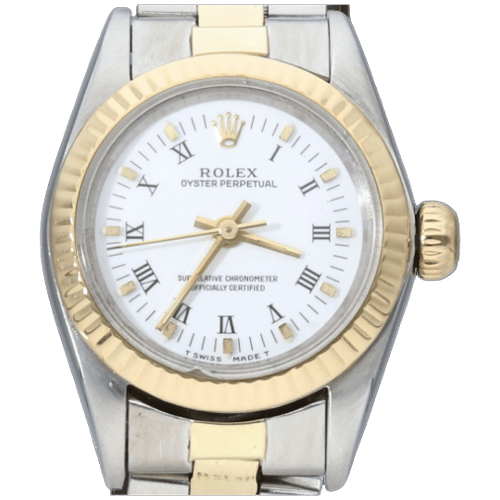 Montre Rolex Oyster Perpetual - Montre 26 mm en or jaune et acier 58 Facettes MT47981