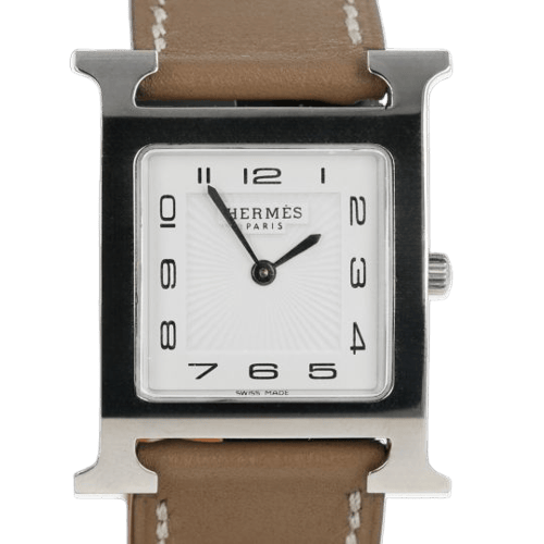 Montre Hermès Heure H - Montre en acier 58 Facettes MT47925