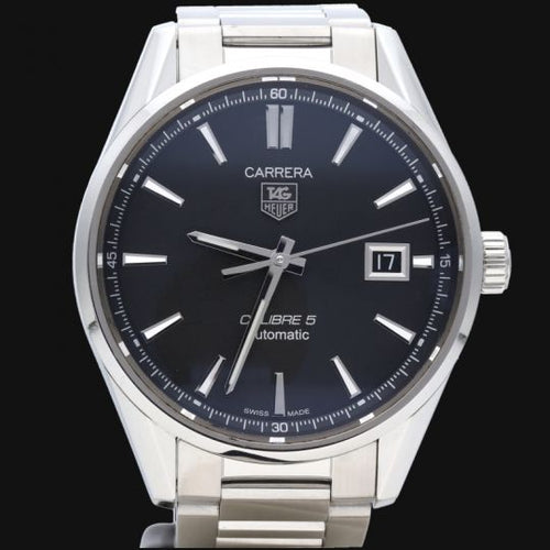 Montre TAG Heuer Carrera Calibre 5 - Montre en acier 58 Facettes MT47436