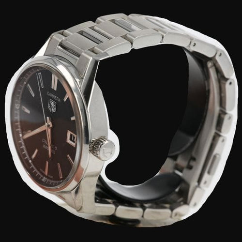 TAG Heuer Carrera Calibre 5-klokke - Klokke i stål 58 Facettes MT47436