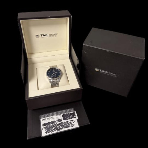 Часовник TAG Heuer Carrera Calibre 6 - Стоманен часовник 58 Facettes MT46543