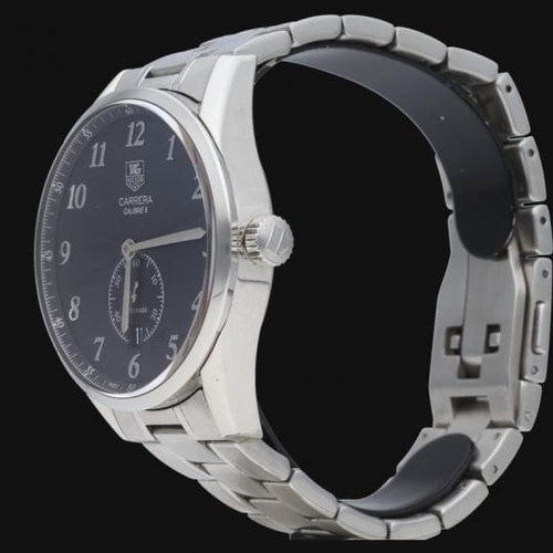 Часовник TAG Heuer Carrera Calibre 6 - Стоманен часовник 58 Facettes MT46543