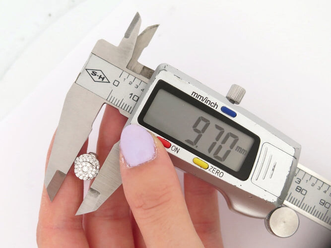 Kolczyki Dior Rose Couture - Kolczyki z białego złota i diamentów 58 Facettes 276332