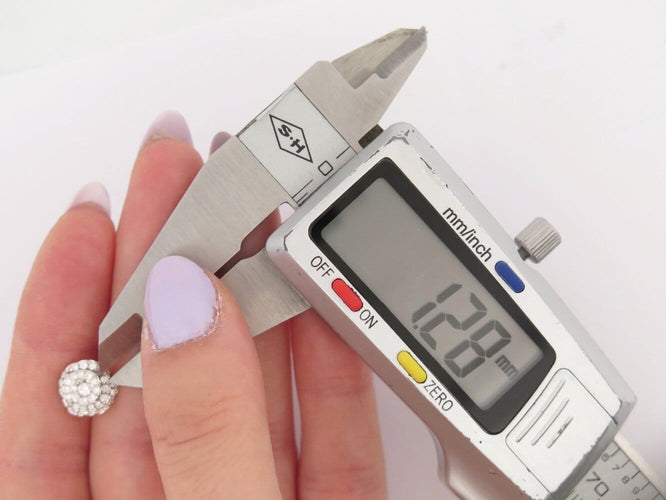 Kolczyki Dior Rose Couture - Kolczyki z białego złota i diamentów 58 Facettes 276332