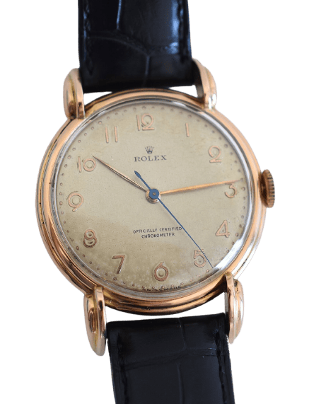 Rolex Precision - Montre Chronomètre réf. 4579 en or rose 18 carats 58 Facettes RO-2623