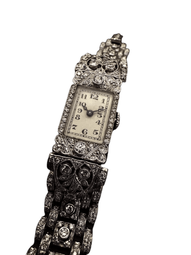 Liberty - Watch in platinum, white gold and diamonds 
